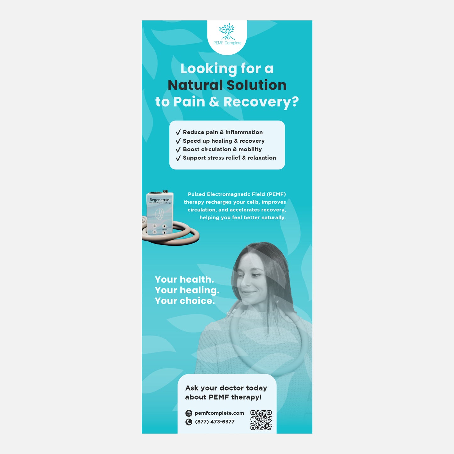 PEMF Complete Retractable Banner