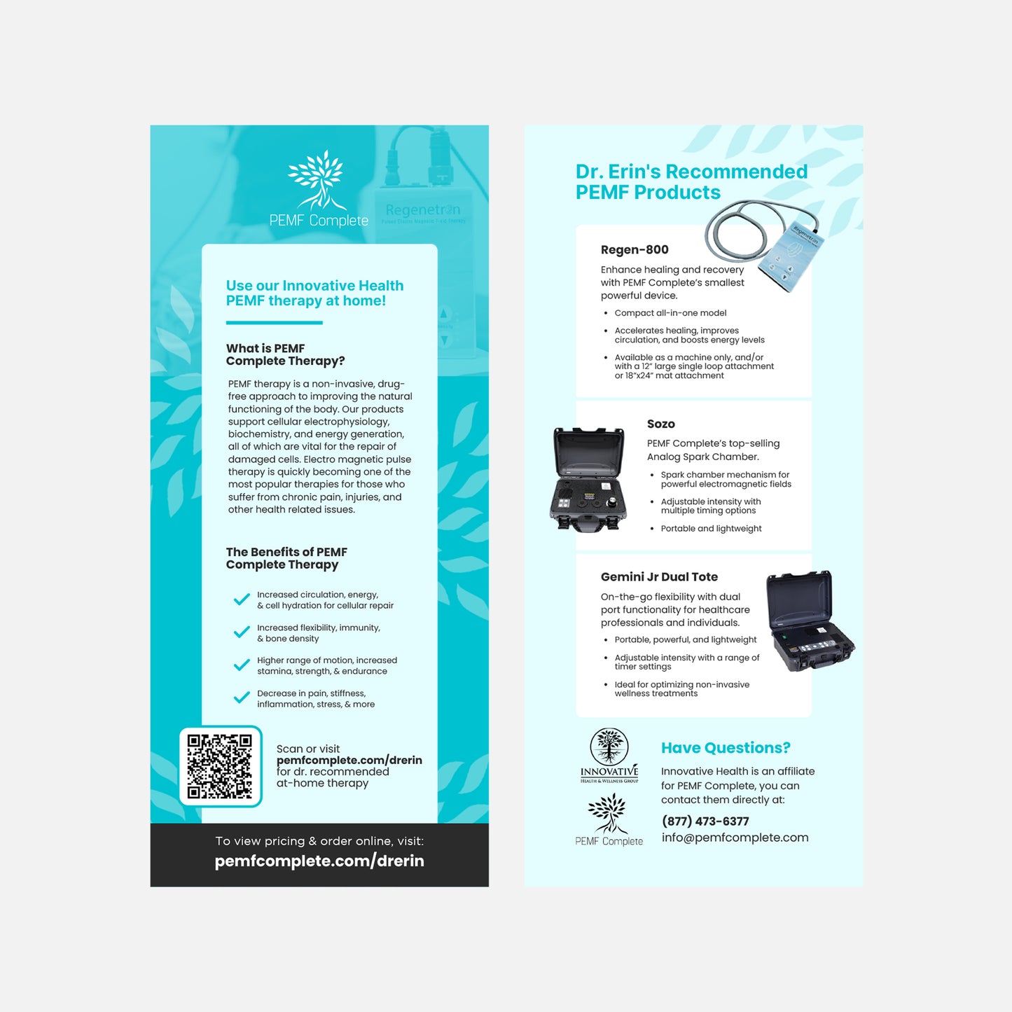 PEMF Complete Rack Card
