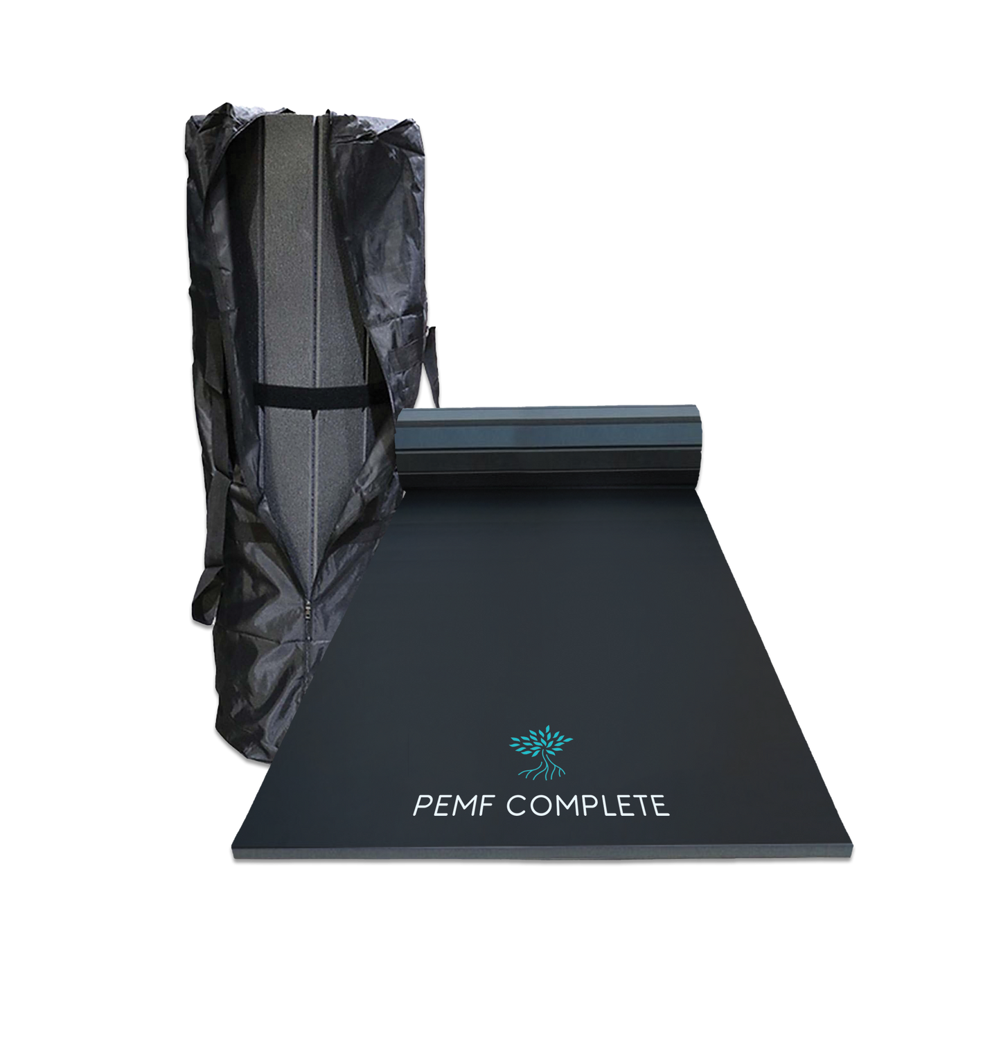 6x9 Black Portable Stall Mat with Storage Bag