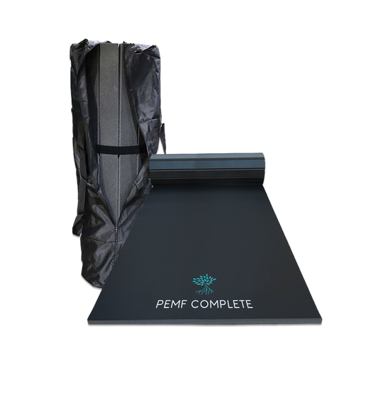 6x9 Black Portable Stall Mat with Storage Bag