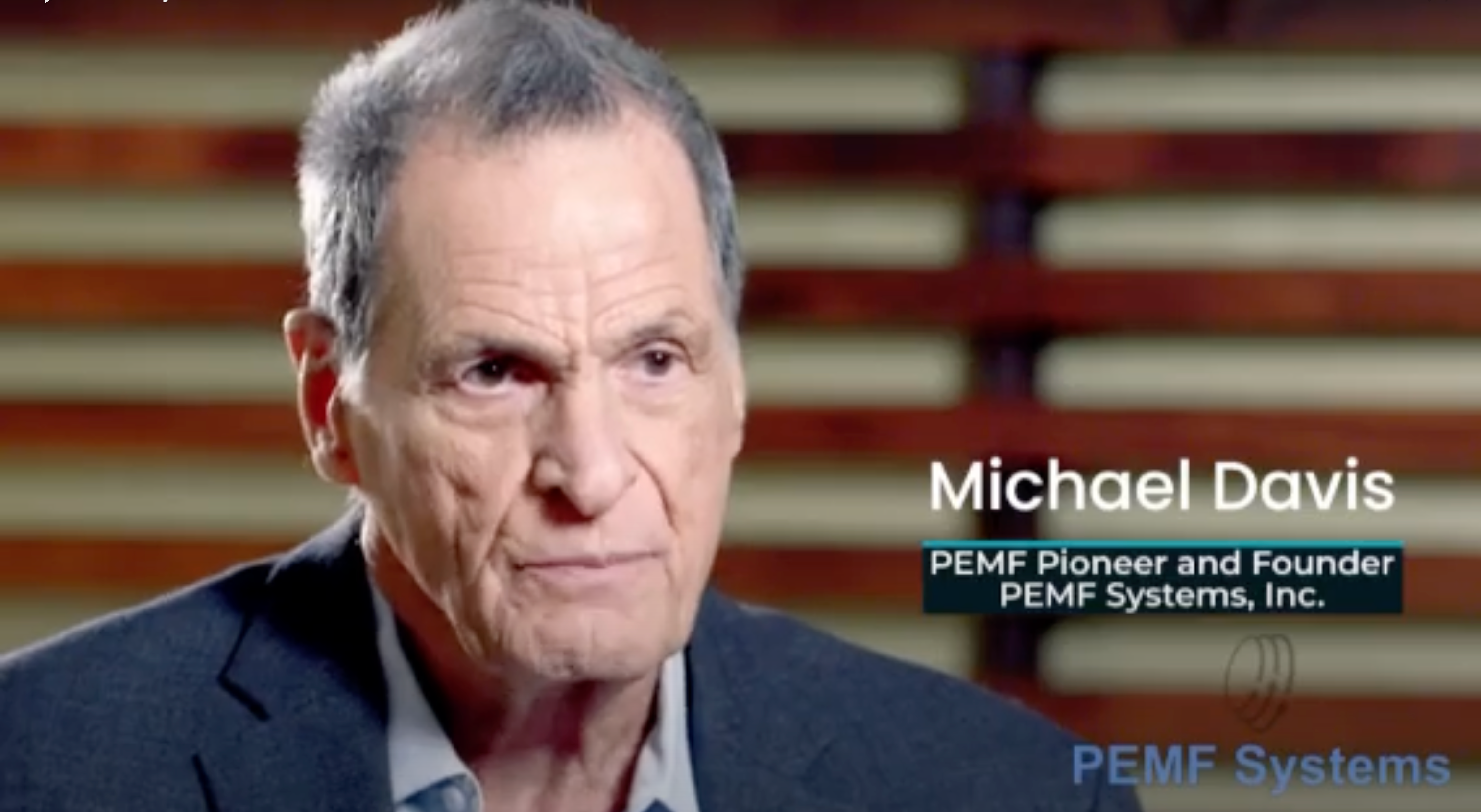 Load video: Founder Michael Davis talks about PEMF