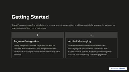 Stableflow Custom App