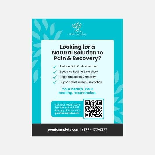 PEMF Complete Tabletop Retractable Banner